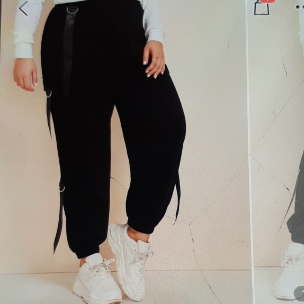 Plus tape/ pocket sweatpants